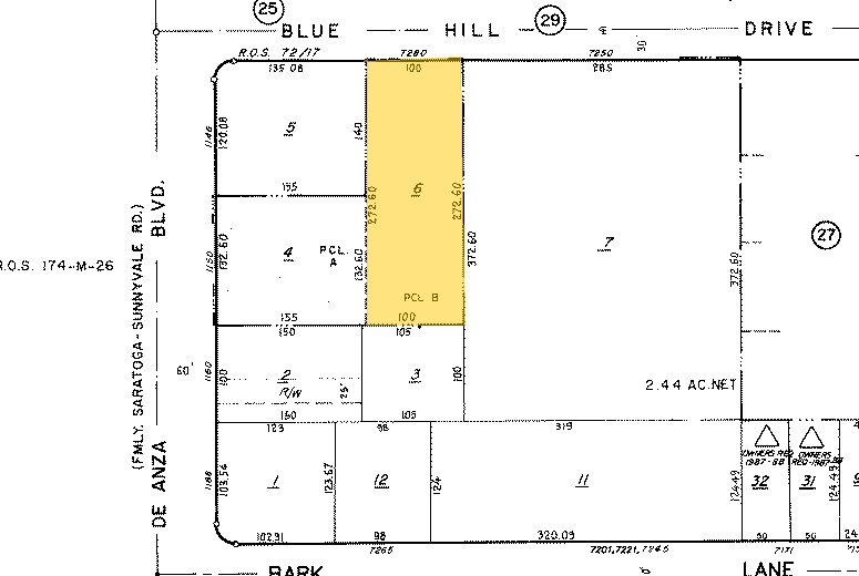 7280 Blue Hill Dr, San Jose, CA à louer - Plan cadastral - Image 2 de 25