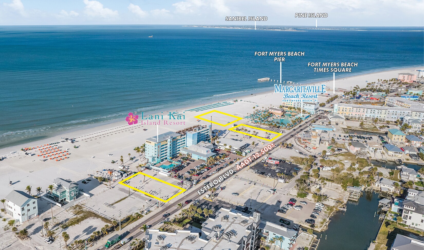Beachfront Portfolio portefeuille de 2 propriétés à vendre sur LoopNet.ca Aérien- Image 1 de 12