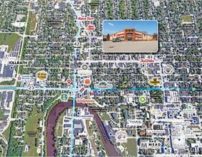 1108 N 14th St, Sheboygan, WI - AÉRIEN  Vue de la carte