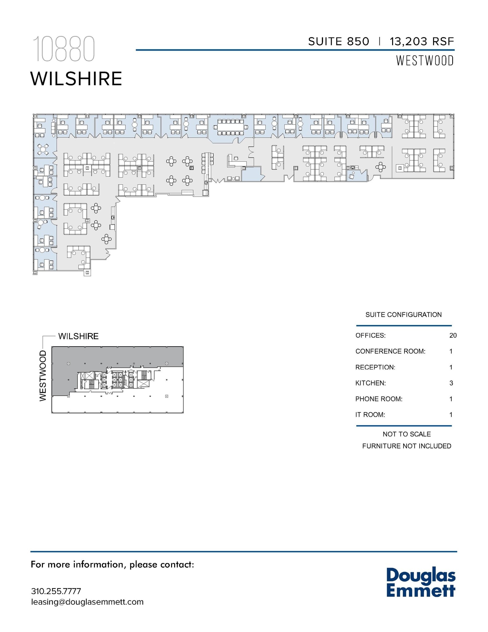 10880 Wilshire Blvd, Los Angeles, CA for lease Floor Plan- Image 1 of 1