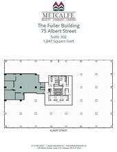 75 Albert St, Ottawa, ON for lease Floor Plan- Image 2 of 2