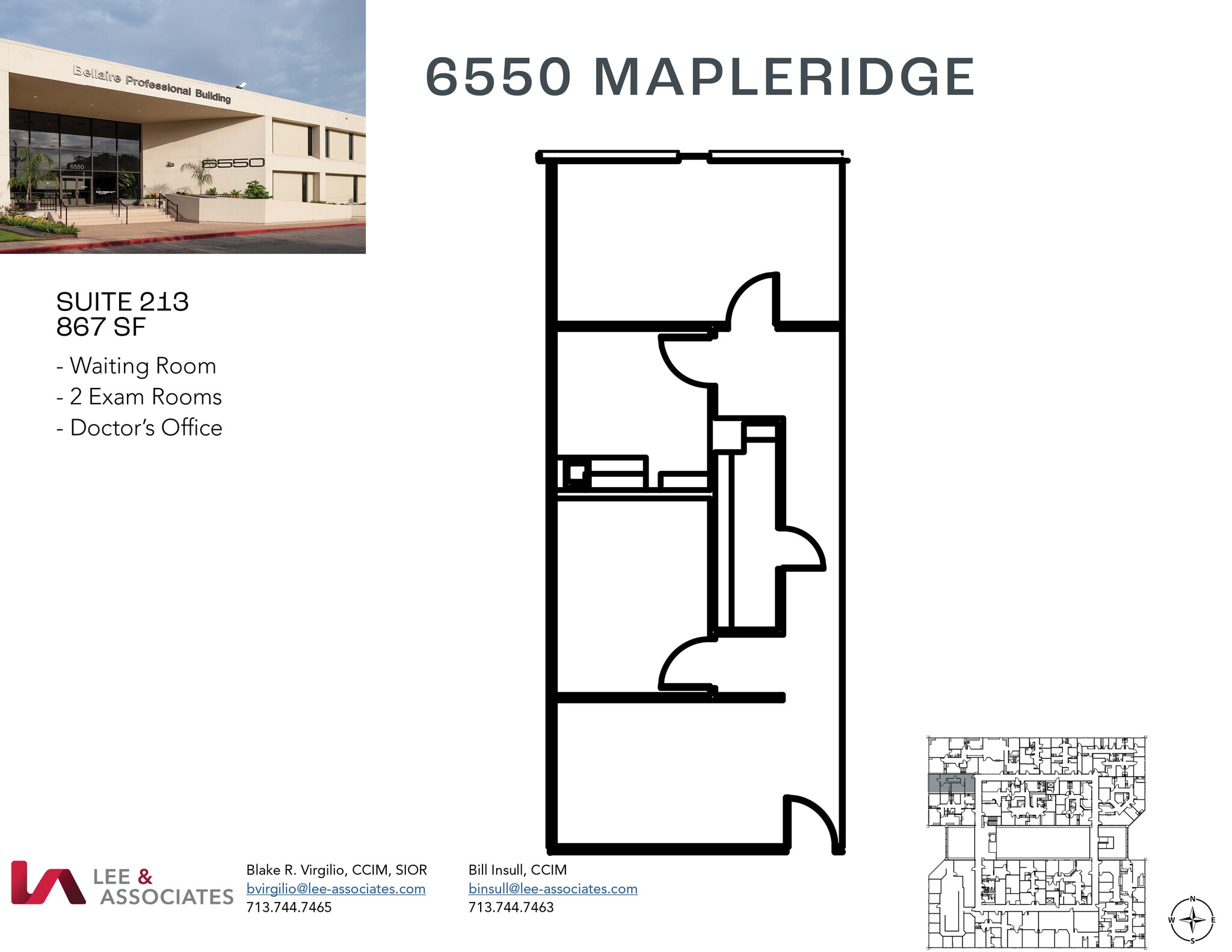 6550 Mapleridge St, Houston, TX for lease Floor Plan- Image 1 of 1