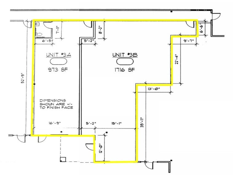 116 Chelmsford St, Chelmsford, MA for lease - Typical Floor Plan - Image 3 of 6