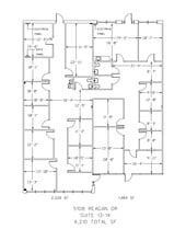 5100 Reagan Dr, Charlotte, NC à louer Plan de site- Image 2 de 2