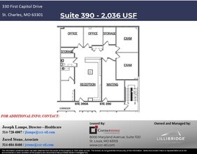 330 First Capitol Dr, Saint Charles, MO for lease Floor Plan- Image 2 of 2
