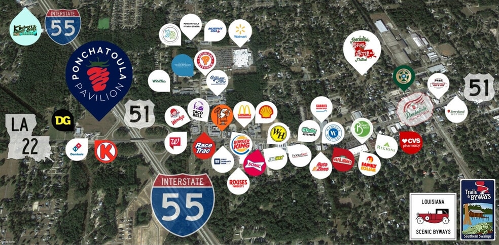 I-55, Ponchatoula, LA for lease - Building Photo - Image 3 of 3