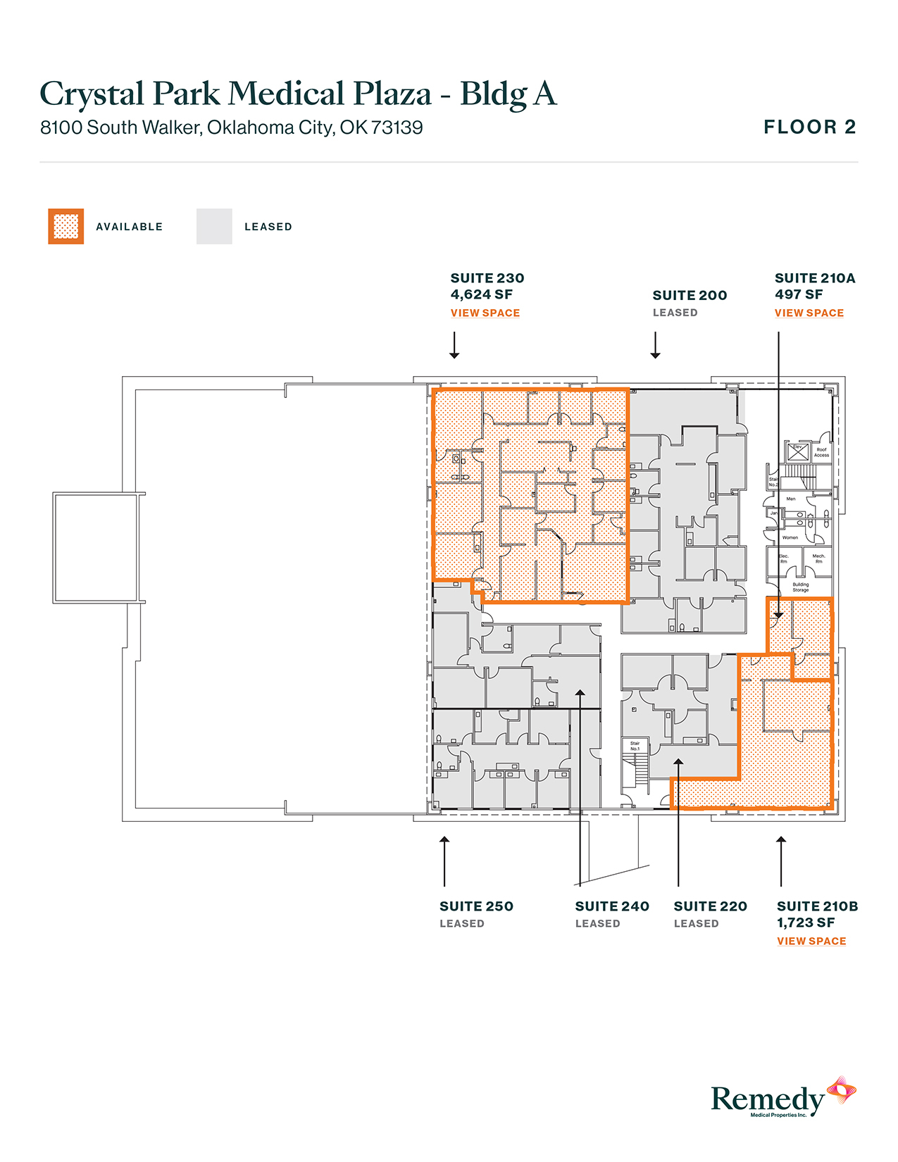 8100 S Walker Ave, Oklahoma City, OK à louer Plan d’étage- Image 1 de 1