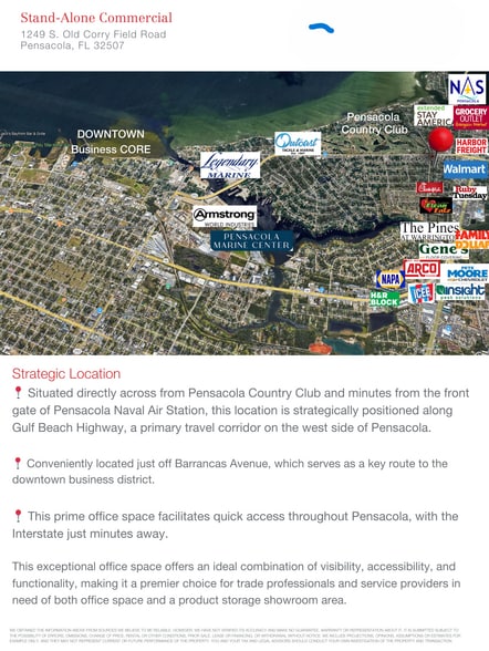 1249 Old Corry Field Rd, Pensacola, FL for sale - Building Photo - Image 2 of 10