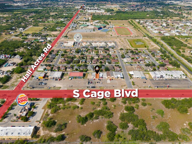 2402 S Cage Blvd, Pharr, TX à vendre - Aérien - Image 3 de 7