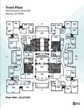 303 Peachtree St Ne, Atlanta, GA for lease Floor Plan- Image 1 of 1