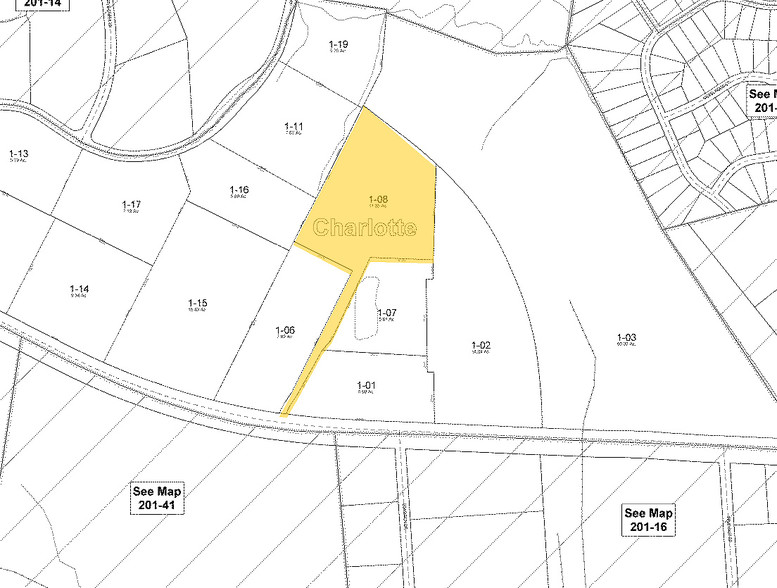 3552 Westinghouse Blvd, Charlotte, NC for lease - Plat Map - Image 2 of 3