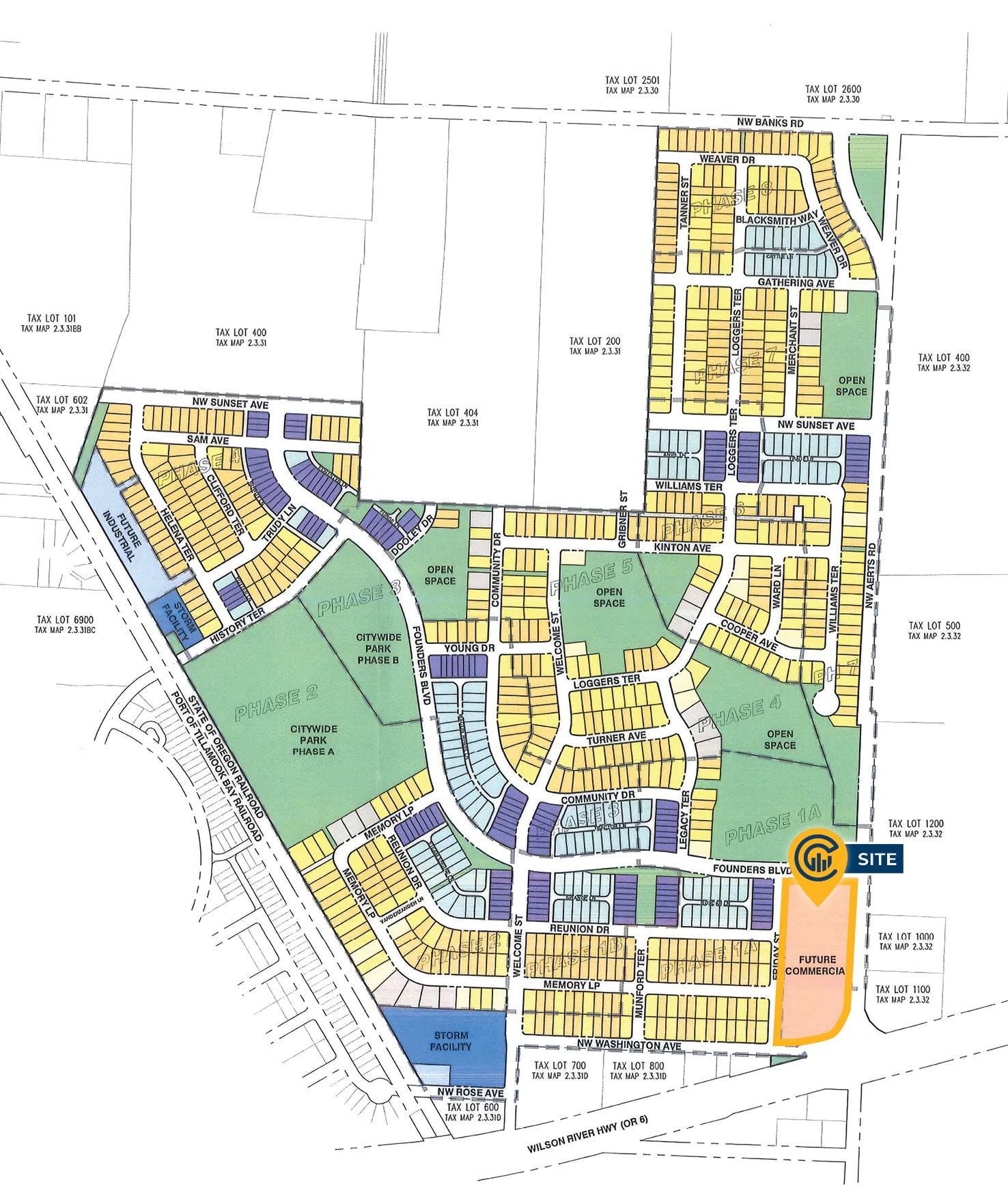 Lot 24 Quail Valley, Banks, OR à vendre Plan de site- Image 1 de 3