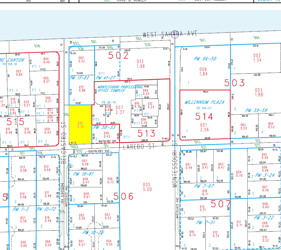 2555 Montessouri St, Las Vegas, NV à vendre Plan cadastral- Image 1 de 1