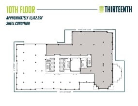 1100 13th St NW, Washington, DC for lease Floor Plan- Image 2 of 2
