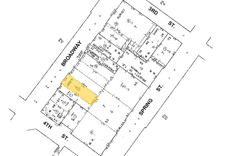 340 S Broadway, Los Angeles, CA à louer - Plan cadastral - Image 2 de 11