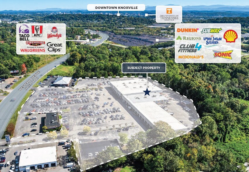 4702-4720 Western Ave, Knoxville, TN à vendre - Photo du bâtiment - Image 3 de 17