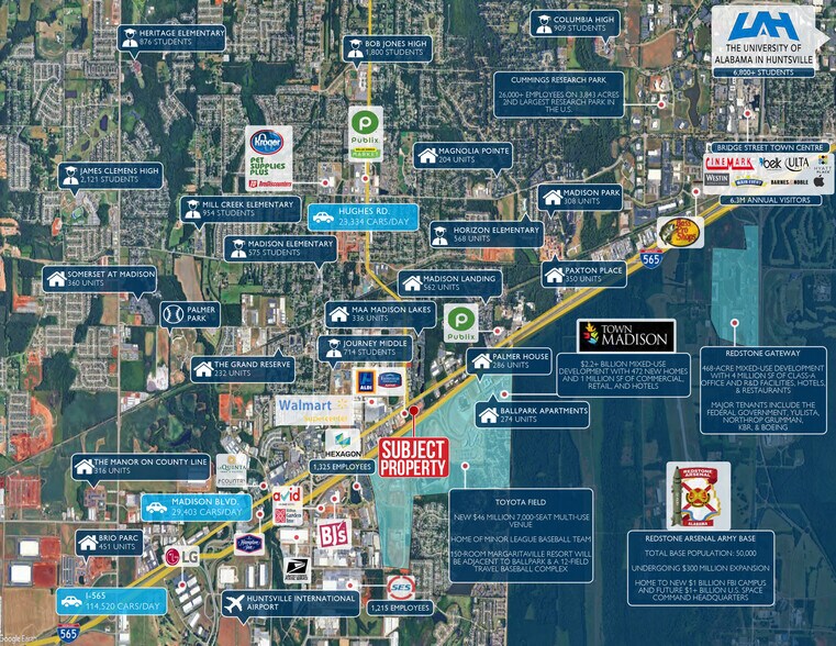 Hughes Rd & Madison Blvd, Madison, AL à vendre - Photo du bâtiment - Image 2 de 4