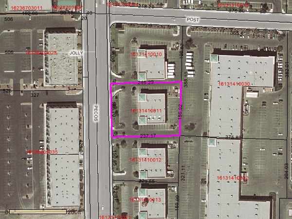 6316-6360 S Pecos Rd, Las Vegas, NV for lease Aerial- Image 1 of 2