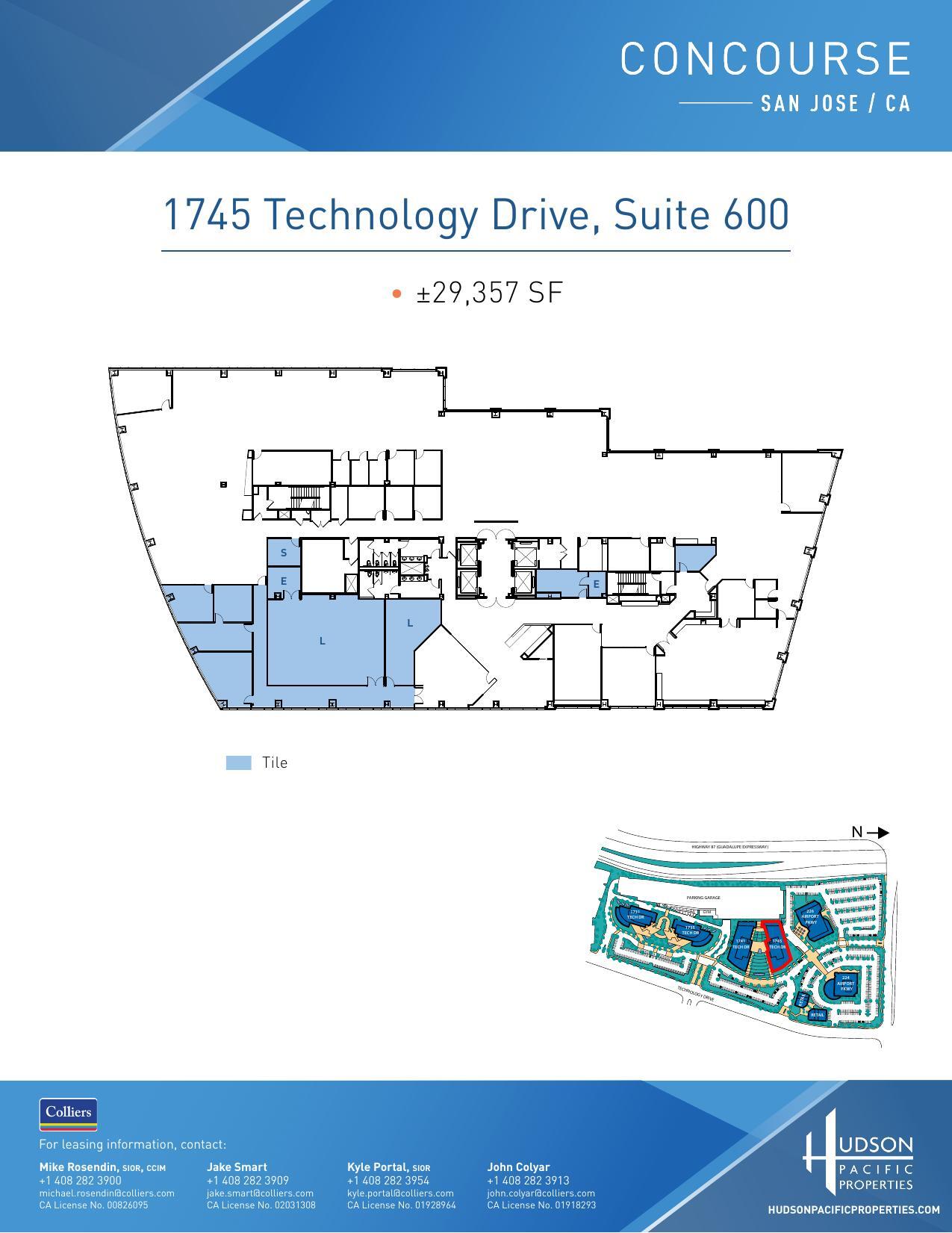 224 Airport Pkwy, San Jose, CA à louer Plan d’étage- Image 1 de 1