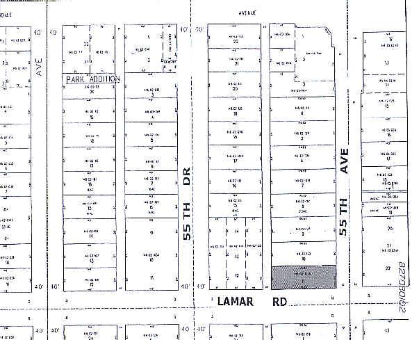 6800 N 55th Ave, Glendale, AZ à vendre - Plan cadastral - Image 2 de 3