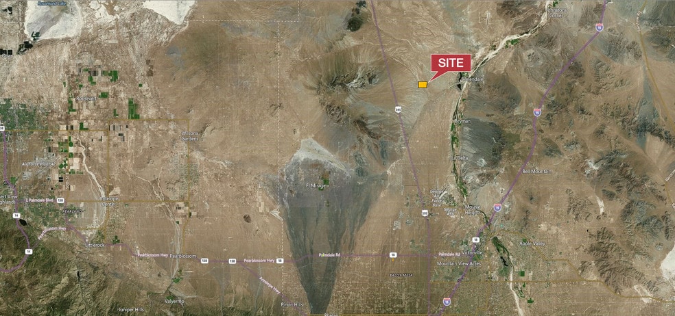 Shadow Mountain Rd & Zephyr Rd, Adelanto, CA à vendre - Aérien - Image 2 de 3