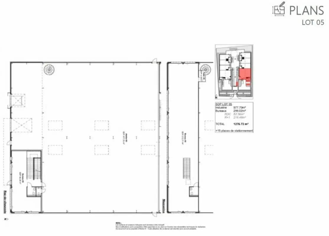 Flex dans Heyrieux à louer Plan d’étage- Image 1 de 11