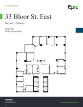 33 Bloor St E, Toronto, ON for lease Site Plan- Image 1 of 1