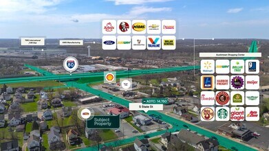 313 S State St, Girard, OH - Aerial  map view - Image1