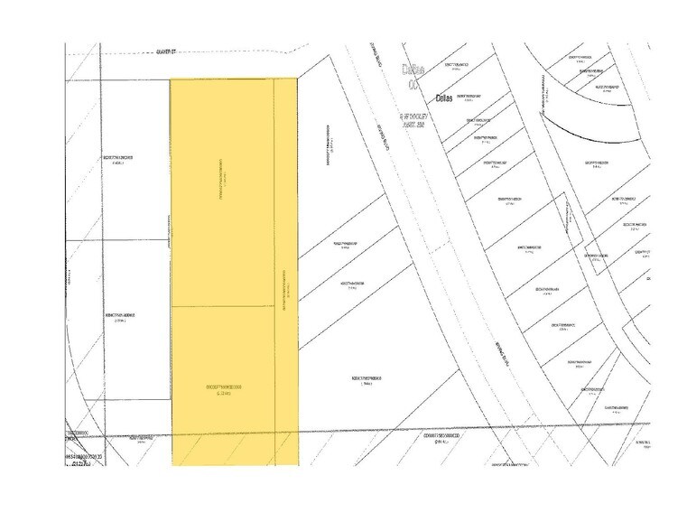 1184-1188 Quaker St, Dallas, TX à louer - Plan cadastral - Image 2 de 4