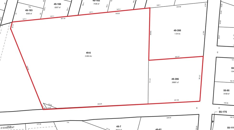1265 Mendon Rd, Woonsocket, RI for lease - Plat Map - Image 2 of 2
