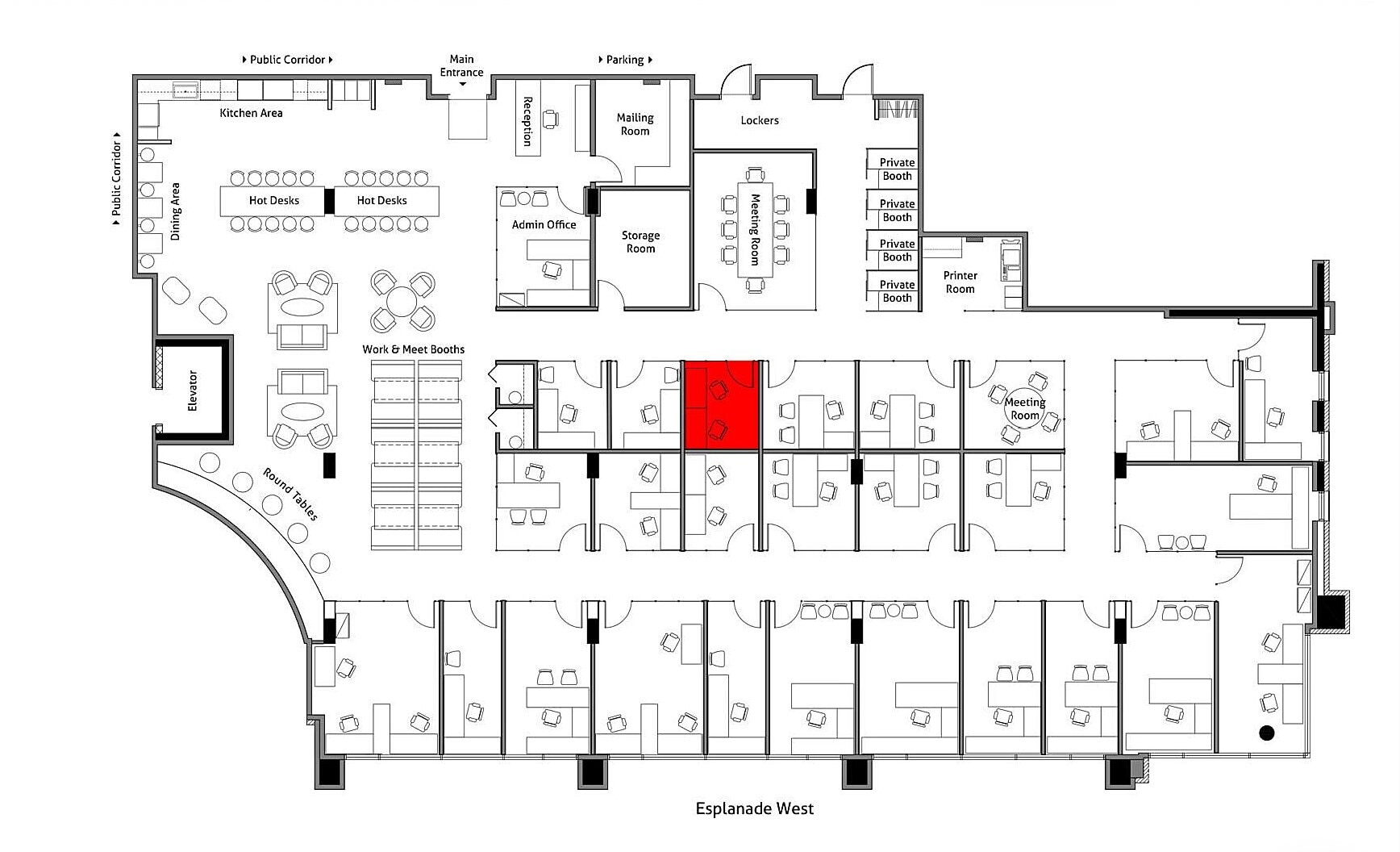 252 W Esplanade, North Vancouver, BC for lease Floor Plan- Image 1 of 2