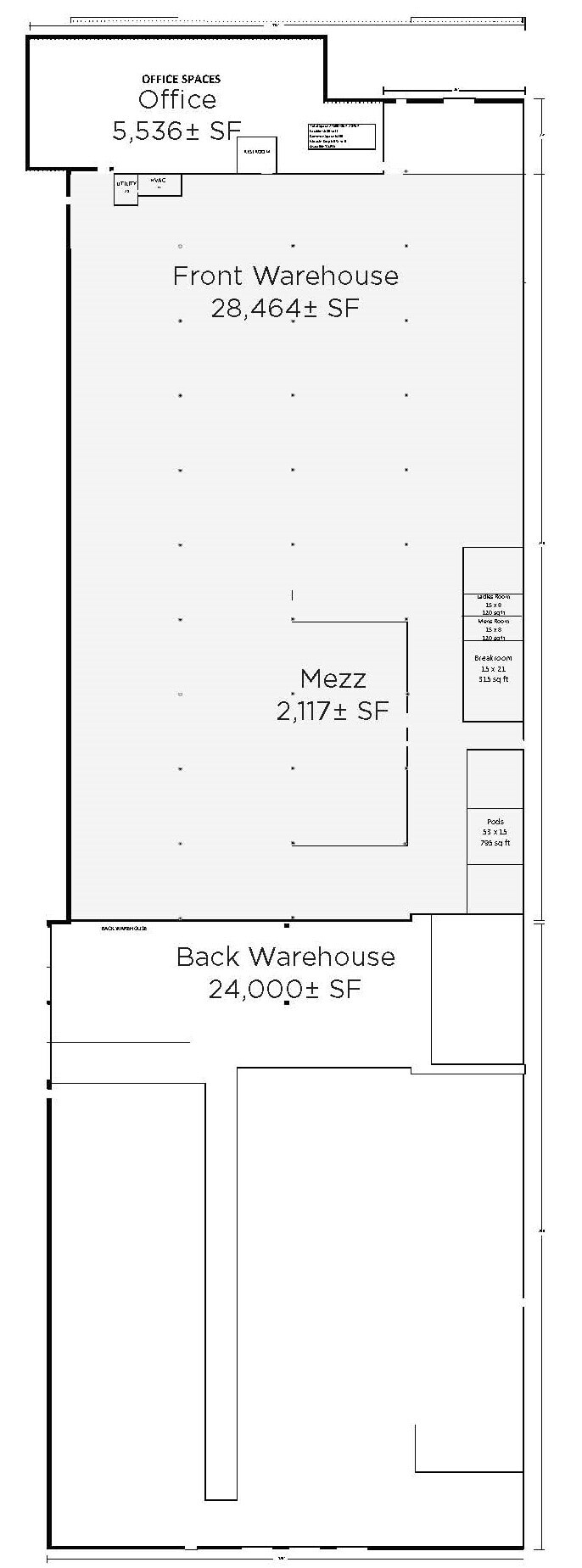 2226 Springboro Pike, Dayton, OH for sale Floor Plan- Image 1 of 6