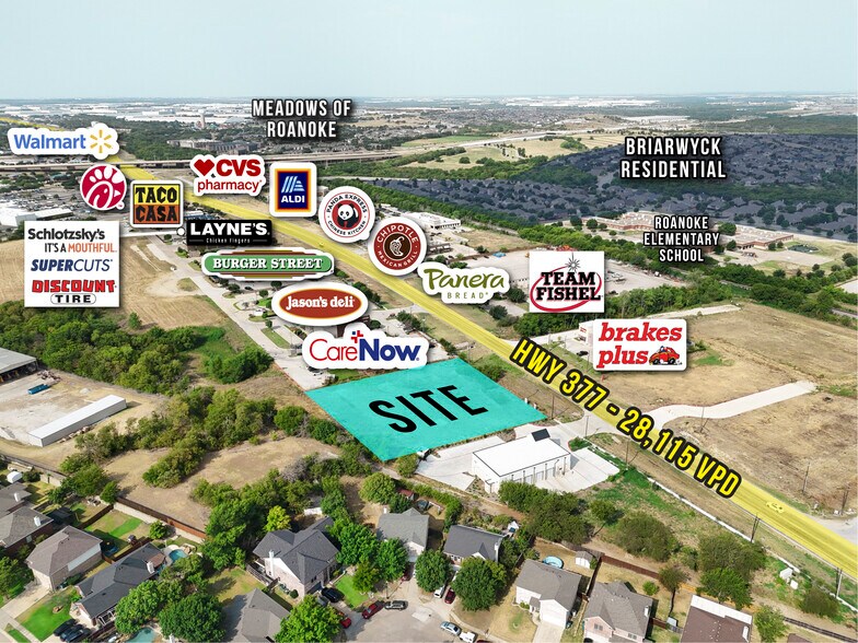 1550 N Highway 377, Roanoke, TX à louer - Photo du bâtiment - Image 2 de 7
