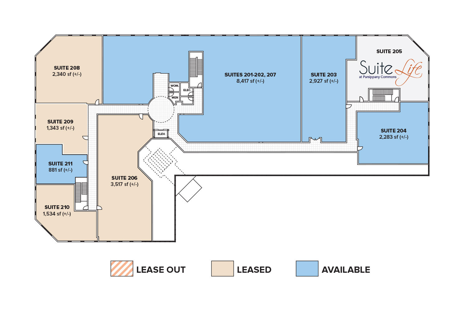 3219 Route 46, Parsippany, NJ à louer Plan d  tage- Image 1 de 1