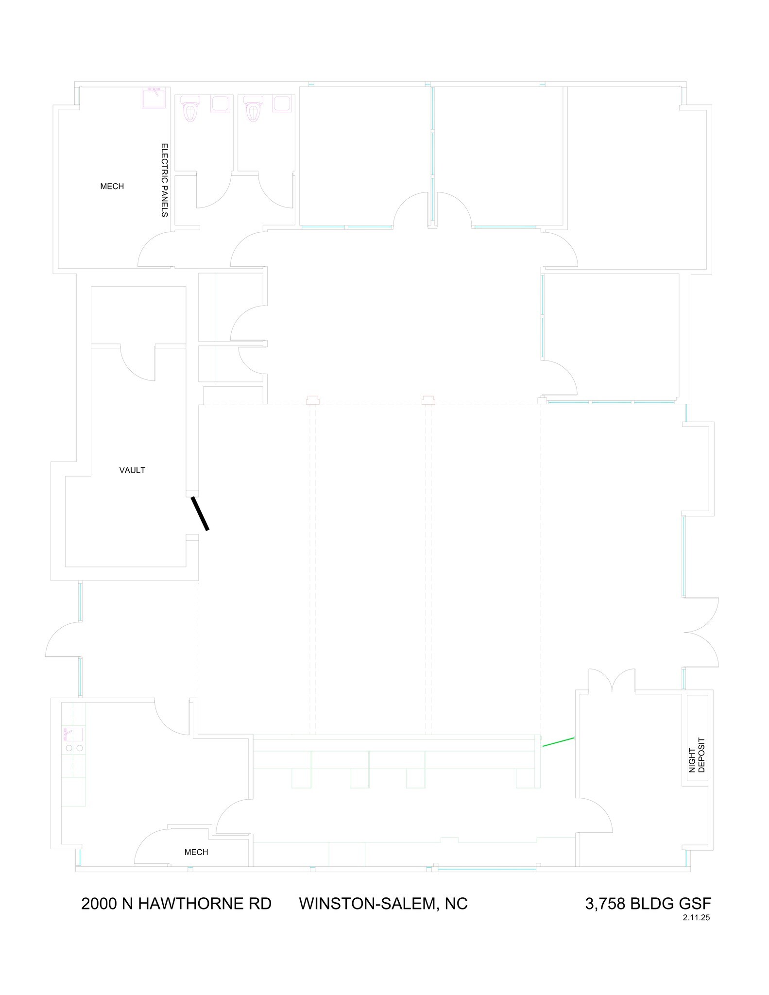 2000 S Hawthorne Rd, Winston-Salem, NC for lease Site Plan- Image 1 of 1
