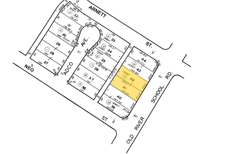 11515-11517 Old River School Rd, Downey, CA à vendre - Plan cadastral - Image 3 de 9