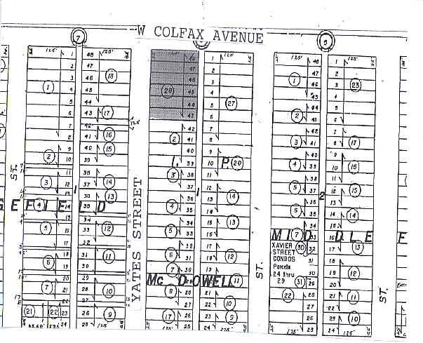 4930 W Colfax Ave, Denver, CO à vendre - Plan cadastral - Image 2 de 8