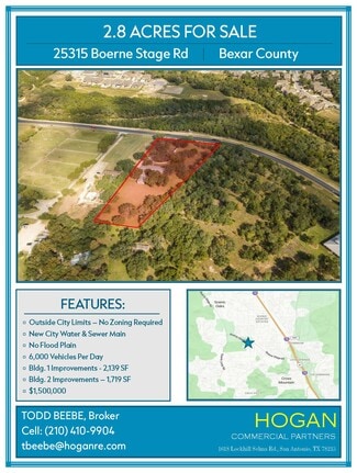 More details for 25315 Boerne Stage Rd, San Antonio, TX - Land for Sale