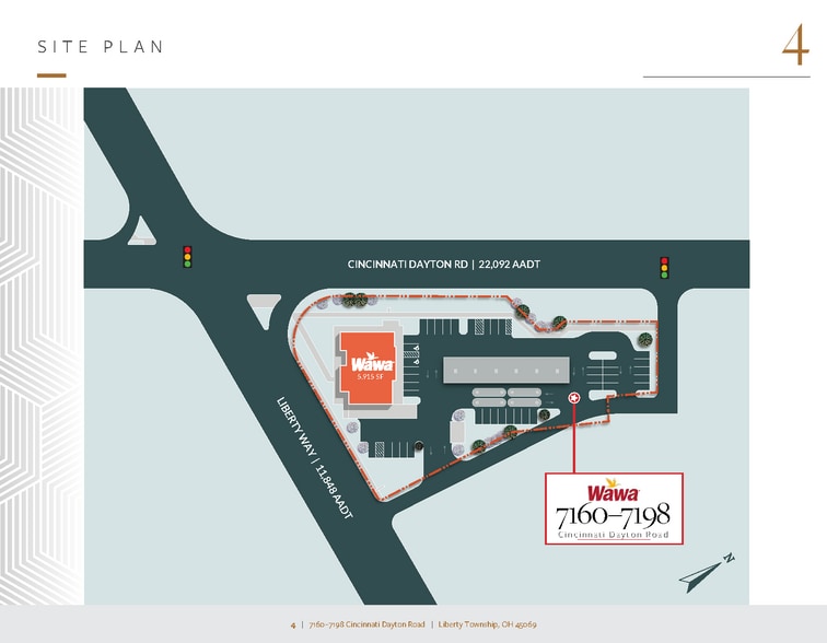 7160-7198 Cincinnati Dayton Rd, Liberty Township, OH for sale - Site Plan - Image 3 of 6
