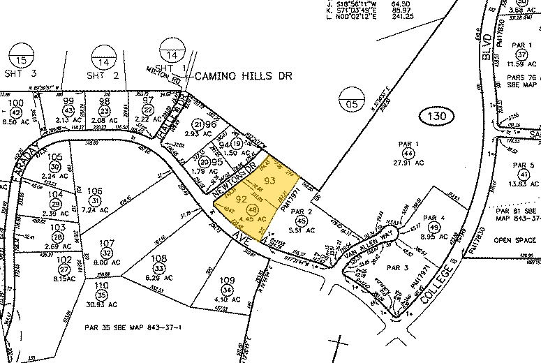 5803 Newton Dr, Carlsbad, CA for lease - Plat Map - Image 2 of 17