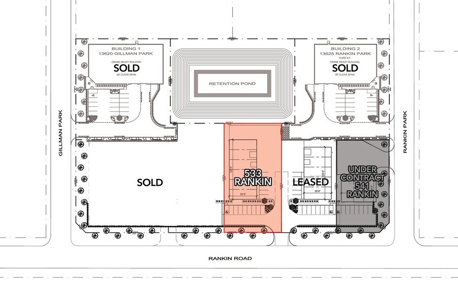 533 Rankin Rd, Houston, TX à louer - Plan de site - Image 3 de 3
