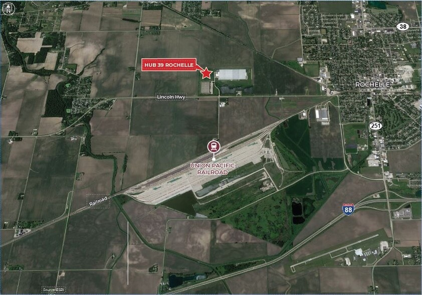 Centerpoint Dr, Rochelle, IL for lease - Aerial - Image 2 of 2