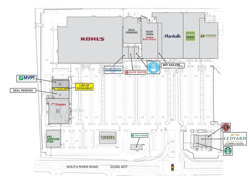 71-95 S River Rd, Bedford, NH à louer - Plan de site - Image 2 de 6