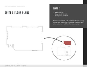 326 S Melrose Dr, Vista, CA for lease Floor Plan- Image 2 of 2