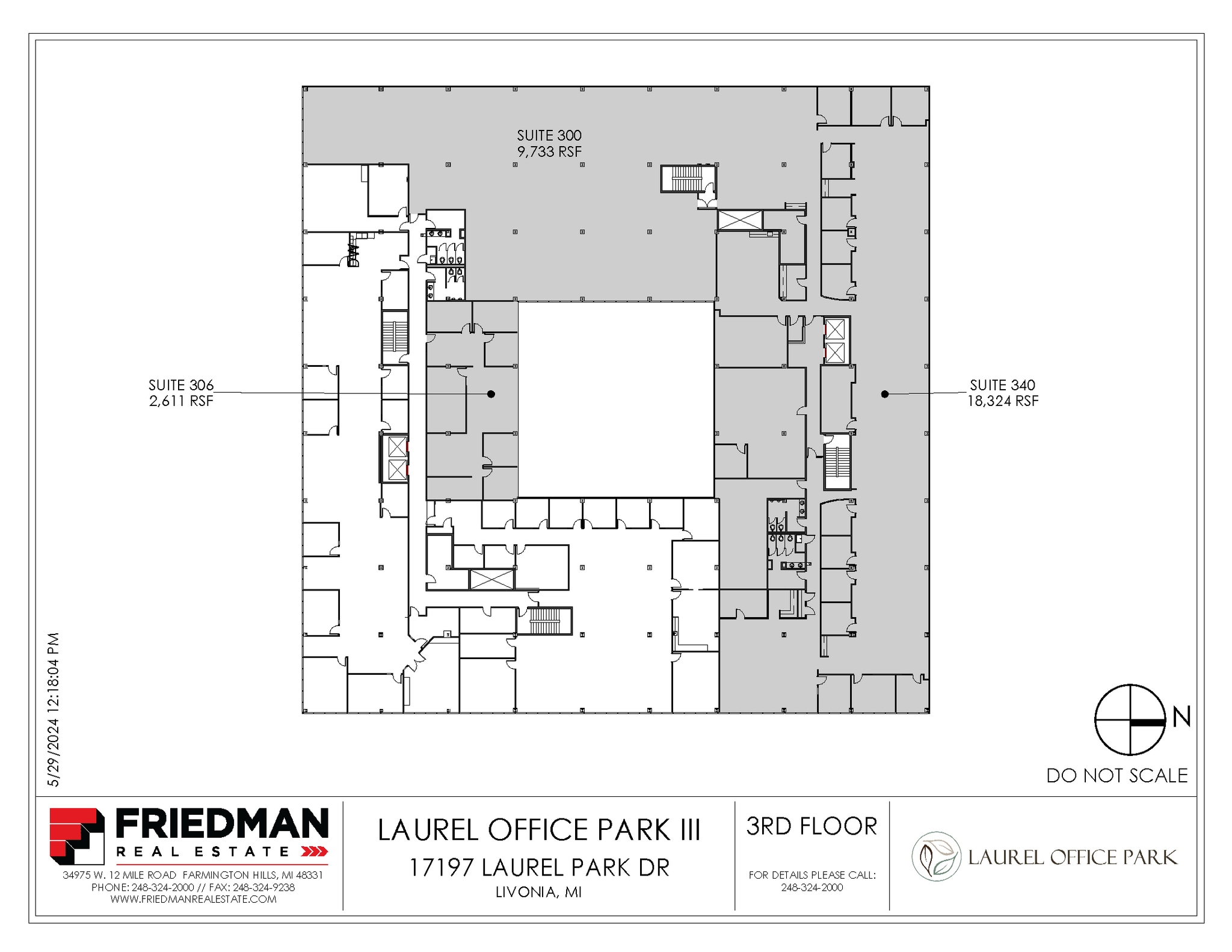 17197 N Laurel Park Dr, Livonia, MI for lease Floor Plan- Image 1 of 1