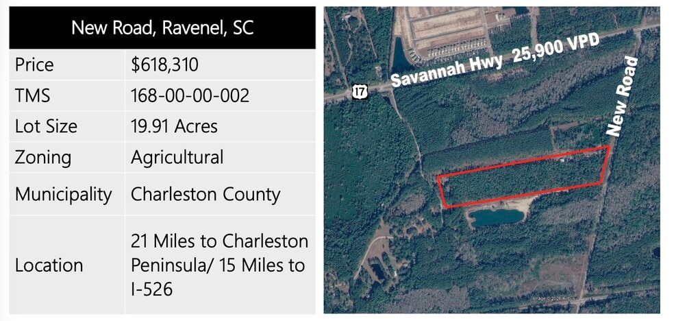 5823 NEW RD, Ravenel, SC for sale - Building Photo - Image 2 of 2