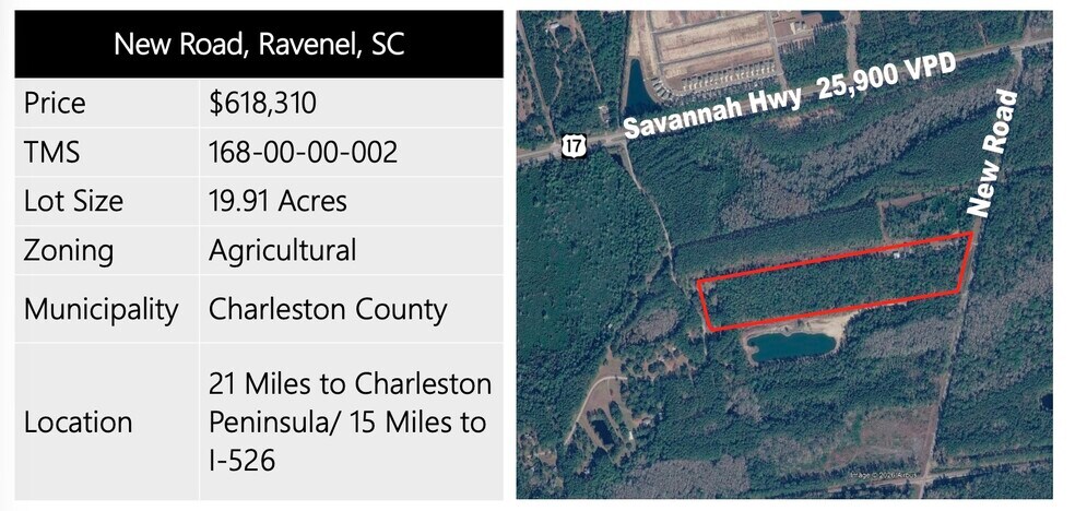 5823 NEW RD, Ravenel, SC à vendre - Photo du bâtiment - Image 2 de 2