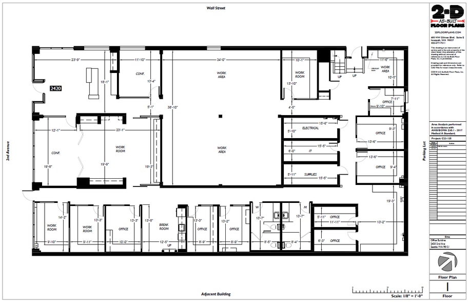2420 2nd Ave, Seattle, WA for lease - Floor Plan - Image 2 of 5