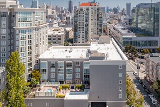 1336 Post St, San Francisco, CA - Aérien  Vue de la carte