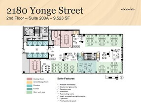 2180 Yonge St, Toronto, ON for lease Floor Plan- Image 1 of 1